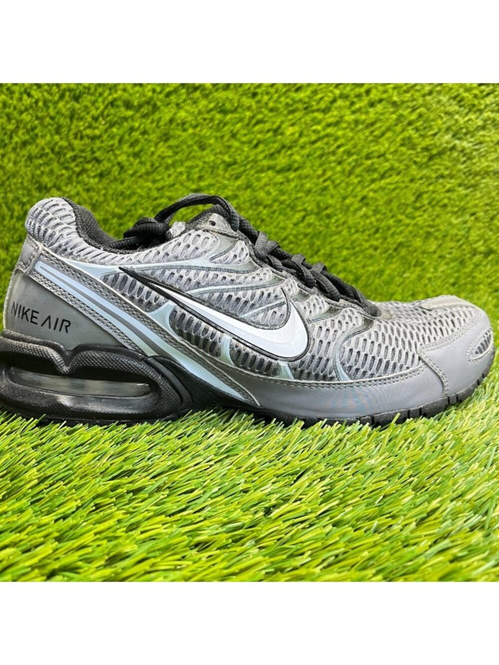Nike Air Max Torch 4 Mens Size 8 Gray Black Athletic Running Shoes Sneakers
